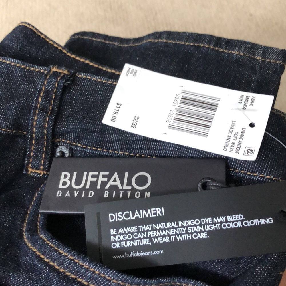 NWT Buffalo David Bitton Slim Stretch 32x32